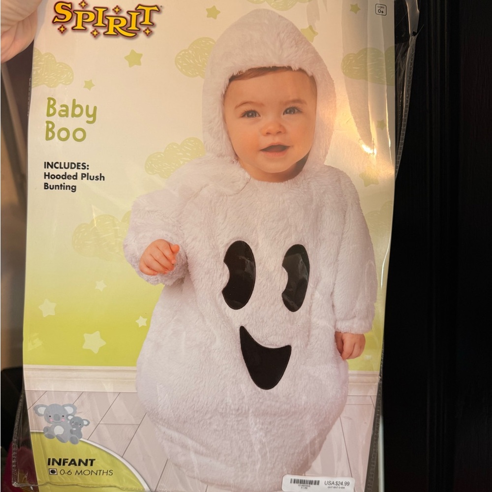 Baby Halloween Costume - Ghost 0-6 month